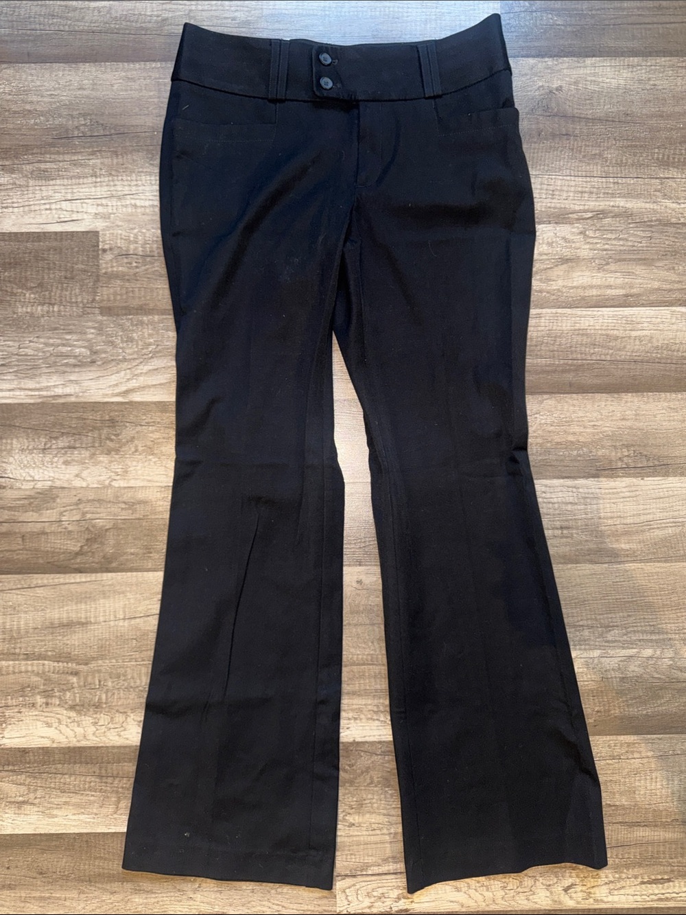 Banana Republic Black Martin Fit Two-Way Stretch Pants - 6 Short
